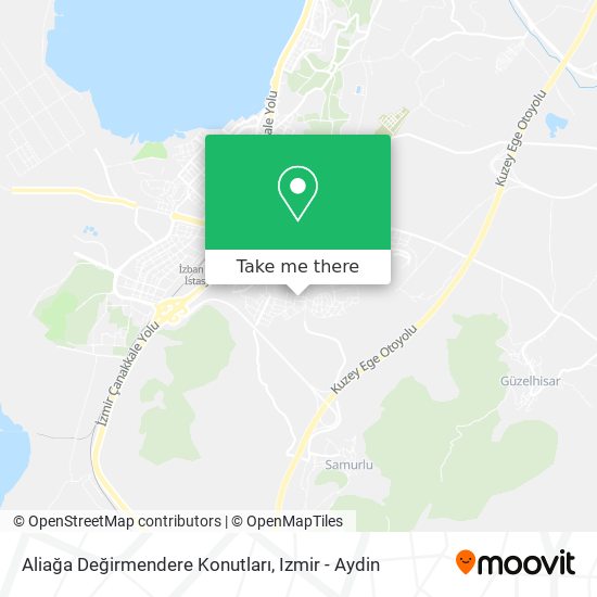 Aliağa Değirmendere Konutları map