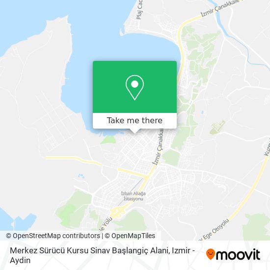 Merkez Sürücü Kursu Sinav Başlangiç Alani map