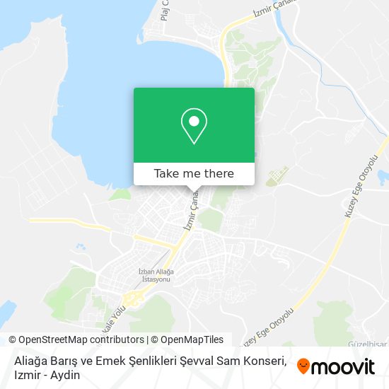 Aliağa Barış ve Emek Şenlikleri Şevval Sam Konseri map