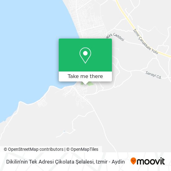 Dikilin'nin Tek Adresi Çikolata Şelalesi map