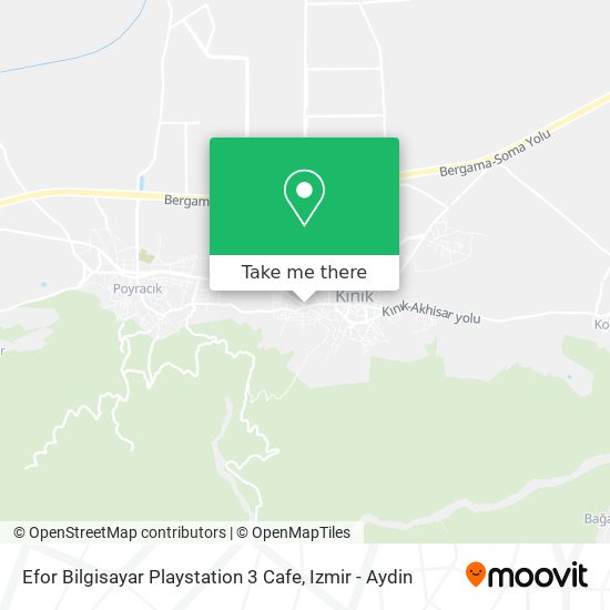 Efor Bilgisayar Playstation 3 Cafe map