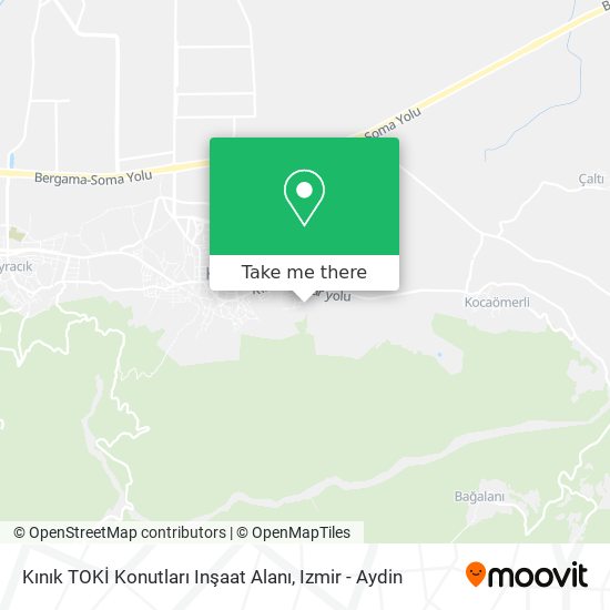 Kınık TOKİ Konutları Inşaat Alanı map