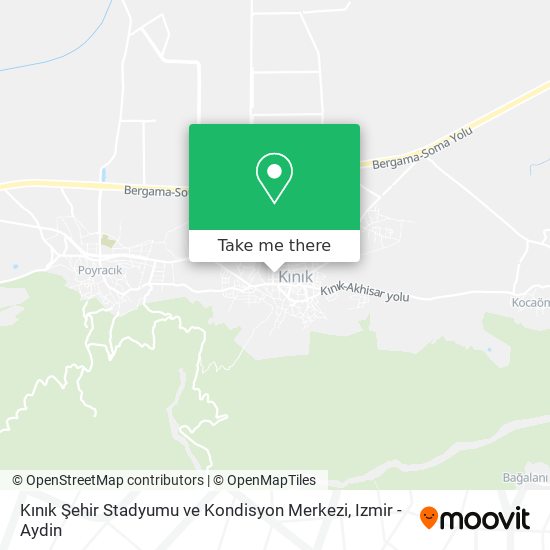 Kınık Şehir Stadyumu ve Kondisyon Merkezi map