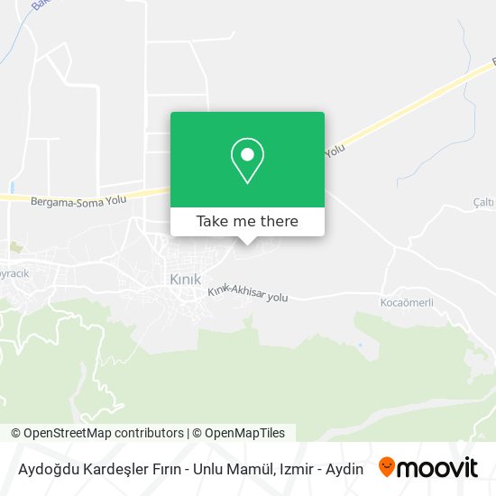 Aydoğdu Kardeşler Fırın - Unlu Mamül map
