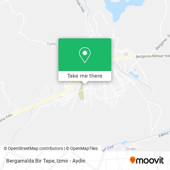Bergama'da Bir Tepe map