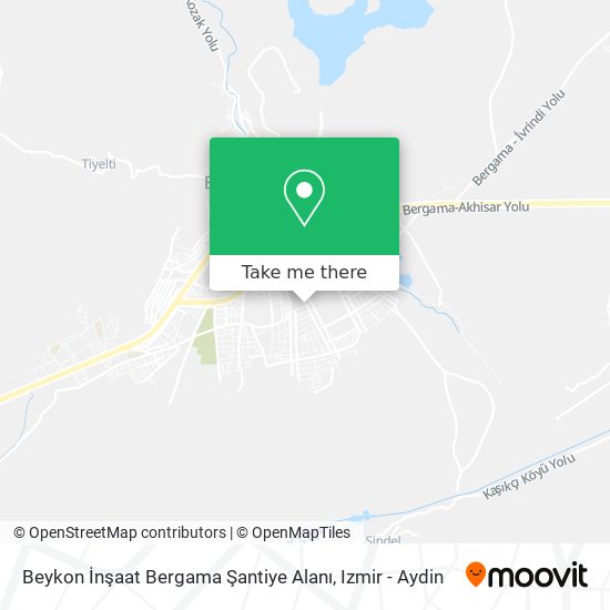 Beykon İnşaat Bergama Şantiye Alanı map