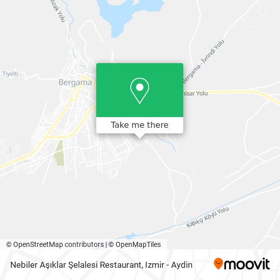 Nebiler Aşıklar Şelalesi Restaurant map