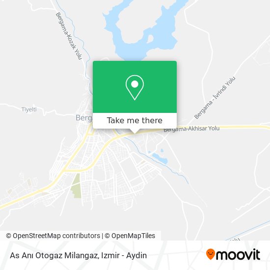 As Anı Otogaz Milangaz map