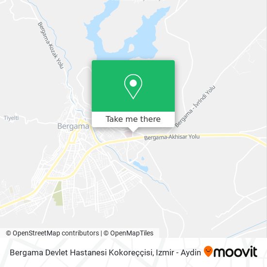 Bergama Devlet Hastanesi Kokoreççisi map