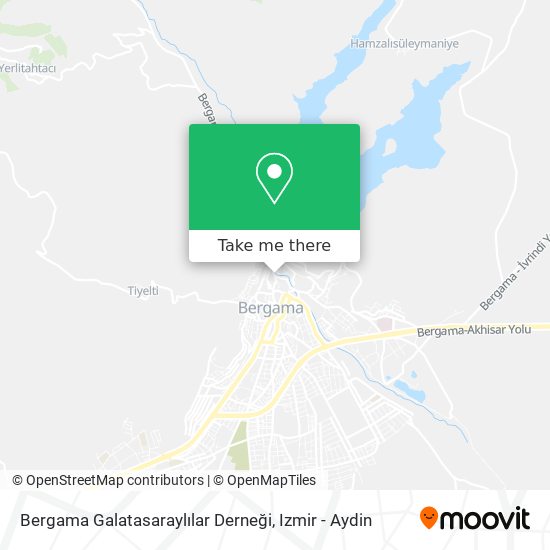 Bergama Galatasaraylılar Derneği map