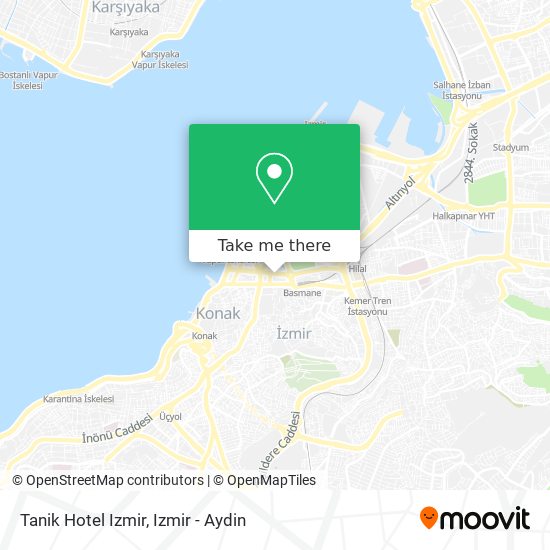 Tanik Hotel Izmir map