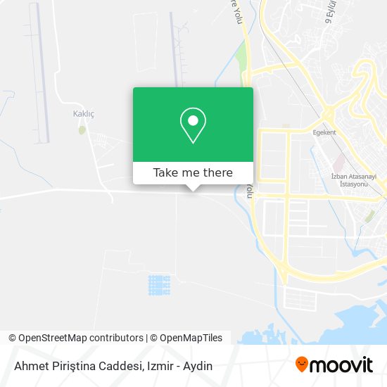 Ahmet Piriştina Caddesi map