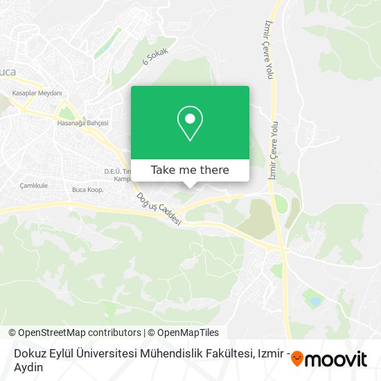 Dokuz Eylül Üniversitesi Mühendislik Fakültesi map