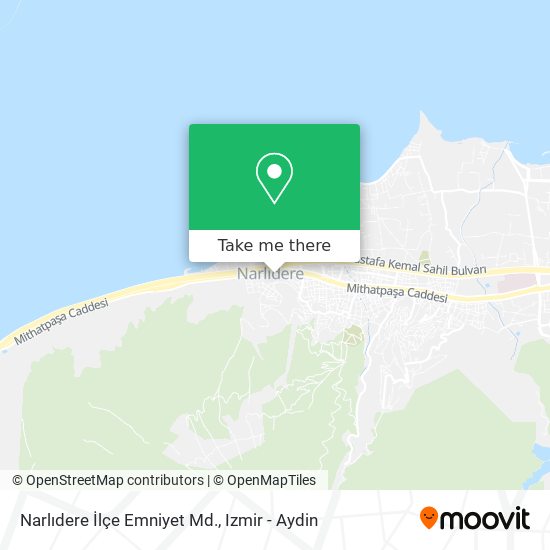 Narlıdere İlçe Emniyet Md. map