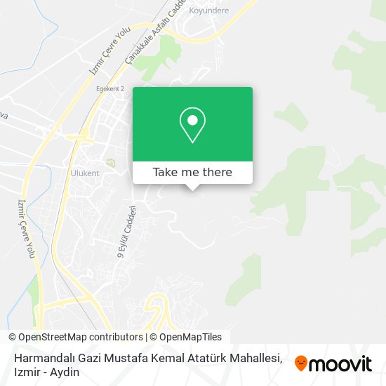 Harmandalı Gazi Mustafa Kemal Atatürk Mahallesi map