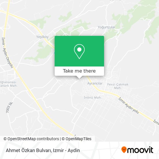 Ahmet Özkan Bulvarı map
