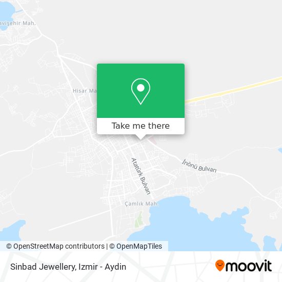 Sinbad Jewellery map