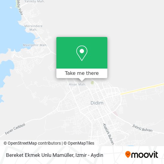 Bereket Ekmek Unlu Mamüller map
