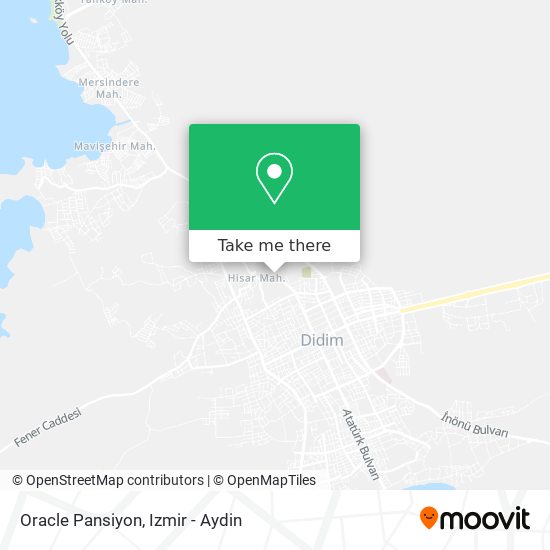 Oracle Pansiyon map