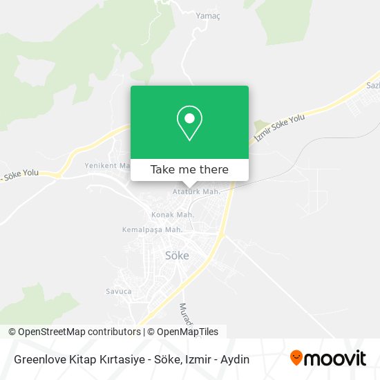 Greenlove Kitap Kırtasiye - Söke map