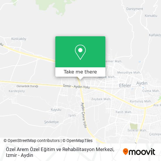 Özel Arem Özel Eğitim ve Rehabilitasyon Merkezi map