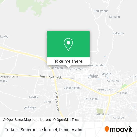 Turkcell Superonline İnfonet map