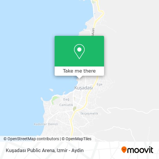Kuşadası Public Arena map