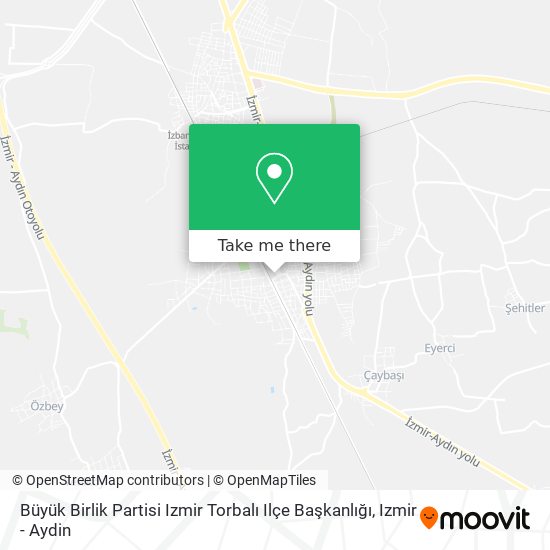 Büyük Birlik Partisi Izmir Torbalı Ilçe Başkanlığı map