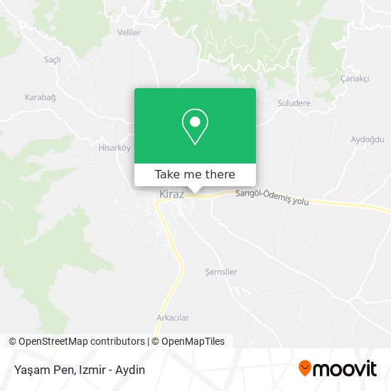 Yaşam Pen map