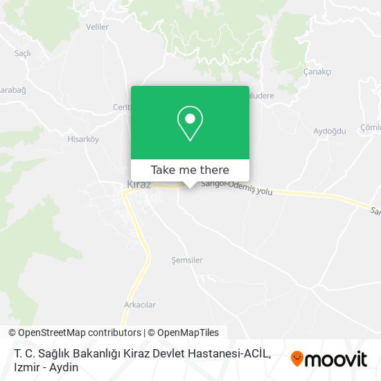T. C. Sağlık Bakanlığı Kiraz Devlet Hastanesi-ACİL map
