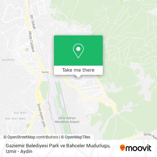 Gaziemir Belediyesi Park ve Bahceler Mudurlugu map