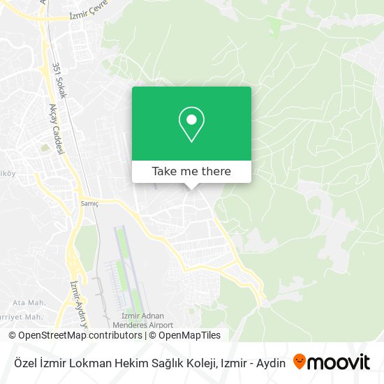 Özel İzmir Lokman Hekim Sağlık Koleji map
