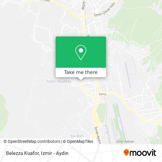 Belezza Kuafor map