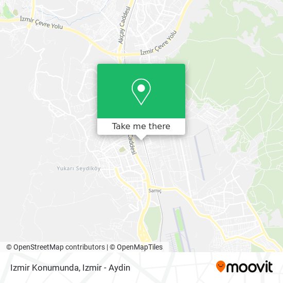 Izmir Konumunda map