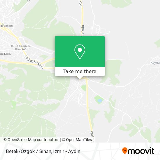 Betek/Ozgok / Sınan map
