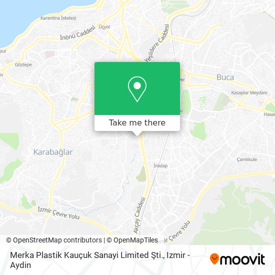 Merka Plastik Kauçuk Sanayi Limited Şti. map