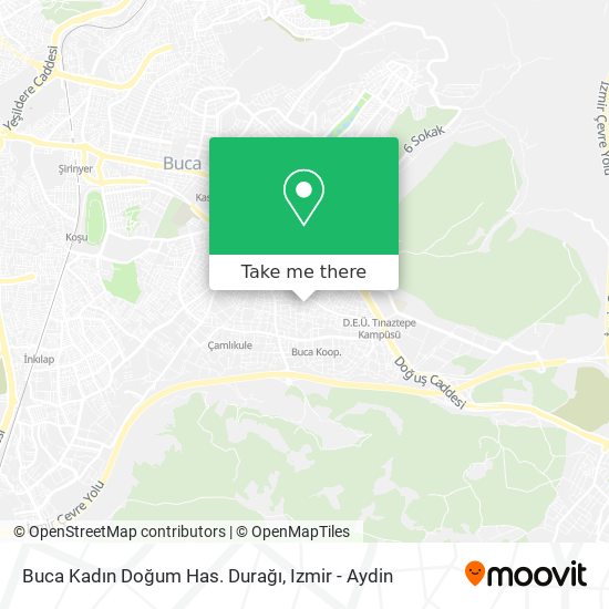 Buca Kadın Doğum Has. Durağı map