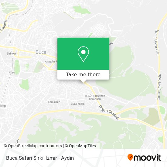 Buca Safari Sirki map