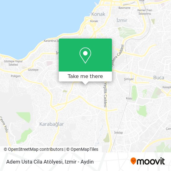 Adem Usta Cila Atölyesi map