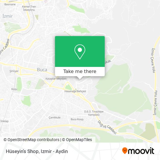 Hüseyin's Shop map