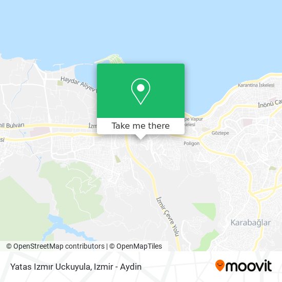 Yatas Izmır Uckuyula map