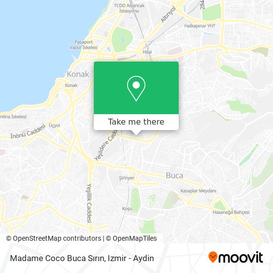 Madame Coco Buca Sırın map