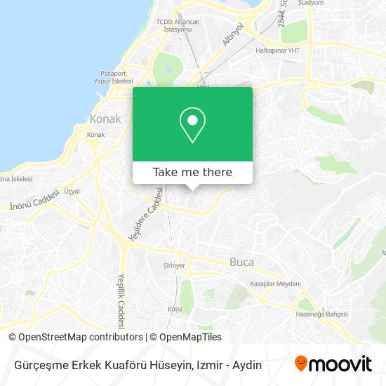 Gürçeşme Erkek Kuaförü Hüseyin map