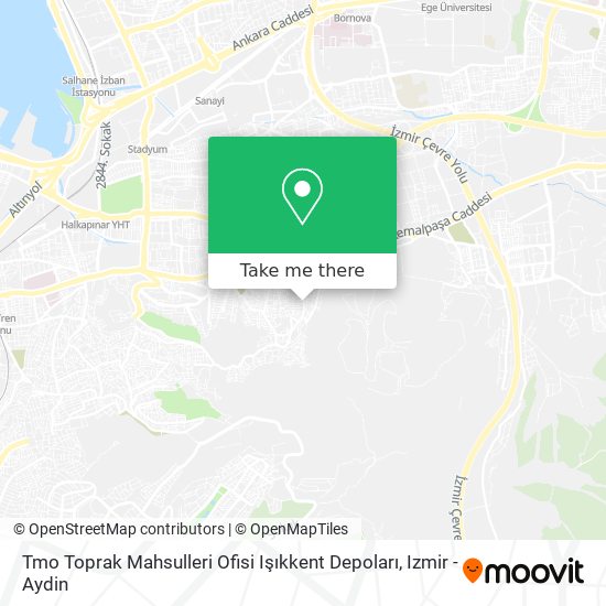 Tmo Toprak Mahsulleri Ofisi Işıkkent Depoları map