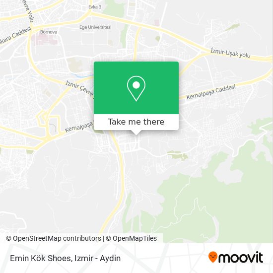 Emin Kök Shoes map