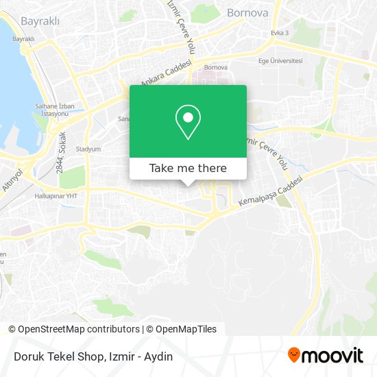 Doruk Tekel Shop map