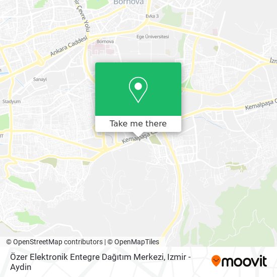 Özer Elektronik Entegre Dağıtım Merkezi map