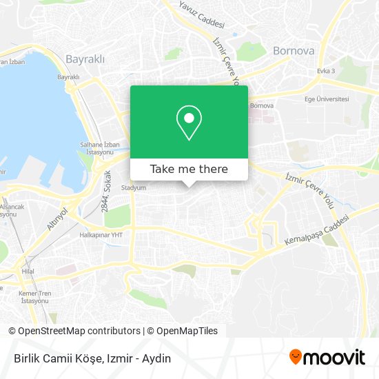 Birlik Camii Köşe map