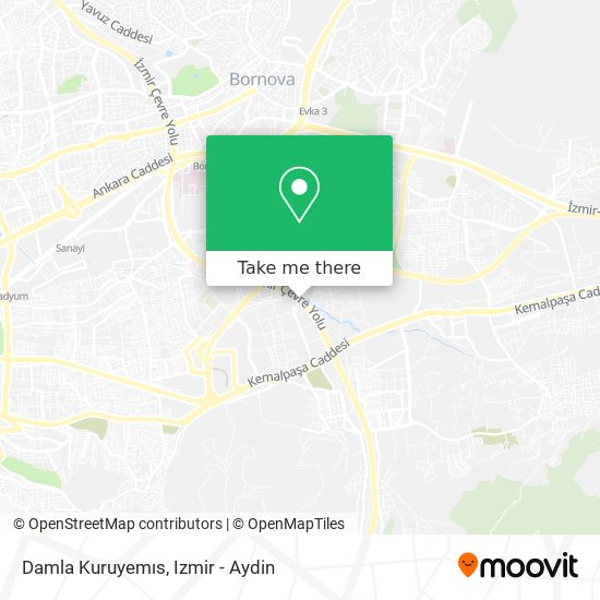 Damla Kuruyemıs map