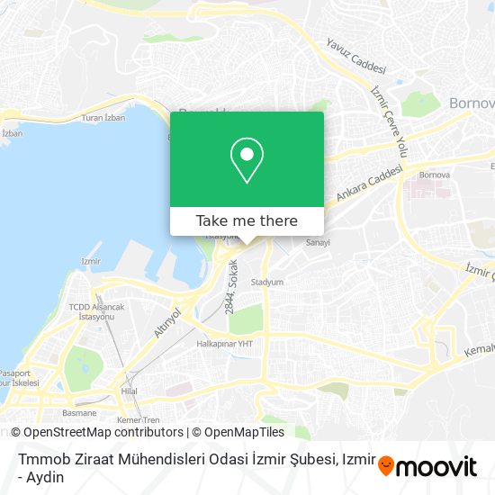 Tmmob Ziraat Mühendisleri Odasi İzmir Şubesi map